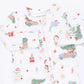 Beach Christmas - Bamboo  2 Way Zipper Footie