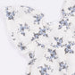 Belle Rosette Dot  V-Neck Bubble