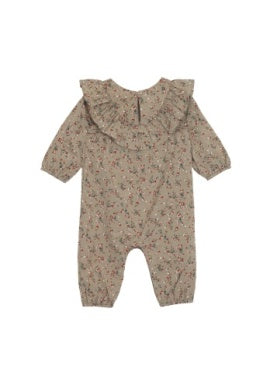 Berry & Olive Wreath Rayon Romper