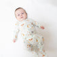 Baby Farm Faces  2 Way Zipper Footie