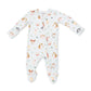 Baby Farm Faces  2 Way Zipper Footie