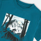 Organic Cotton Jersey T-Shirt With Print Atlantic Green