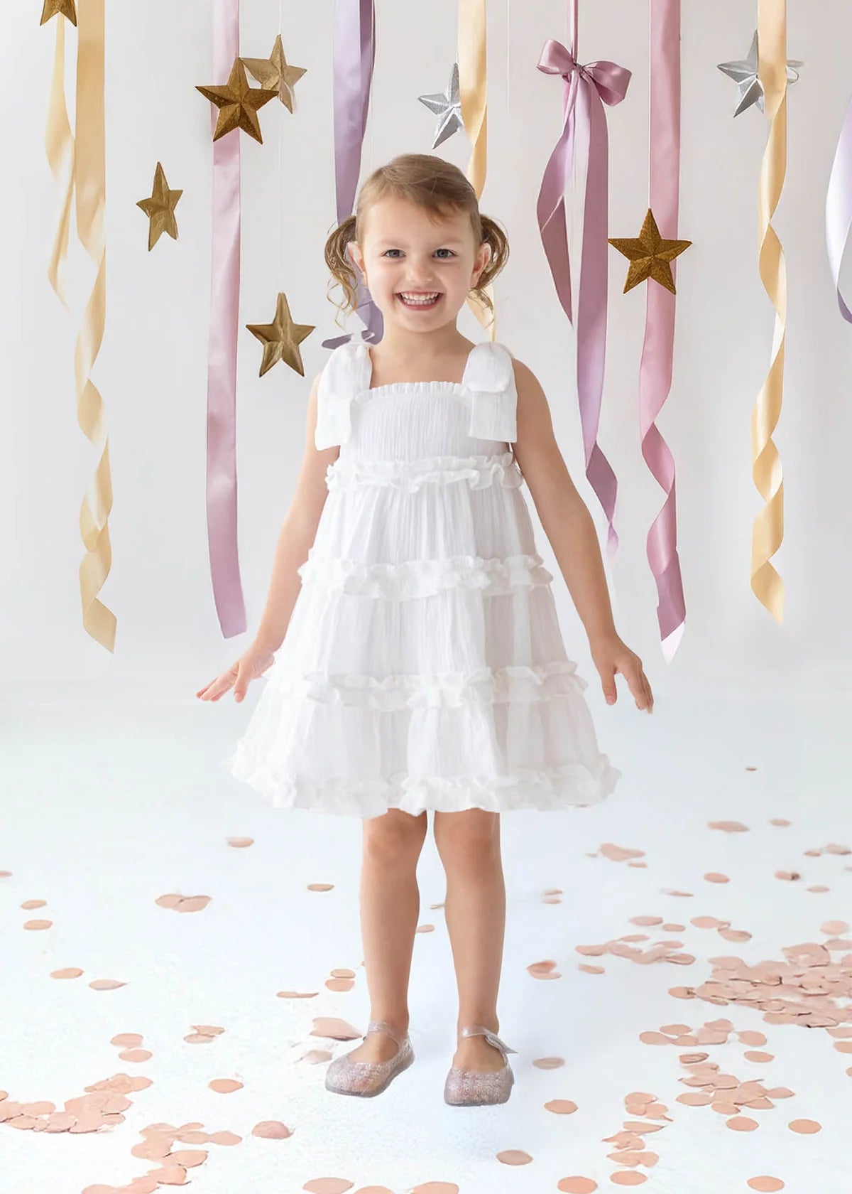 Birds of a Feather Cap Sleeve Dress