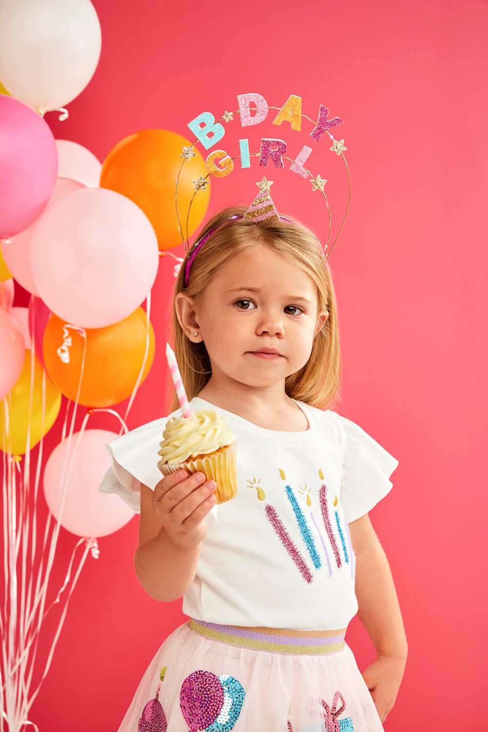 Candle Birthday Girl Tee