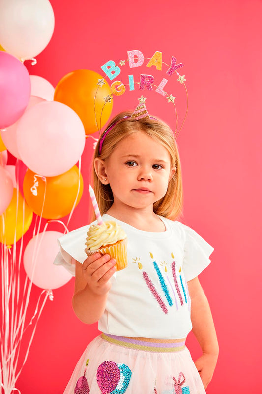 Candle Birthday Girl Tee