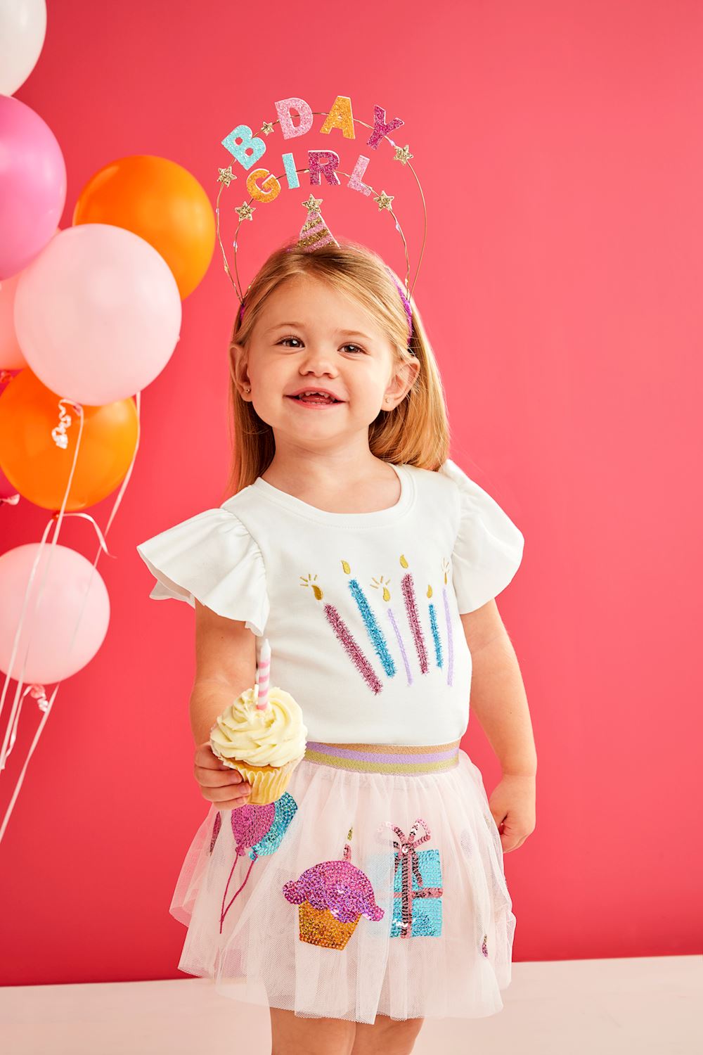 Candle Birthday Girl Tee