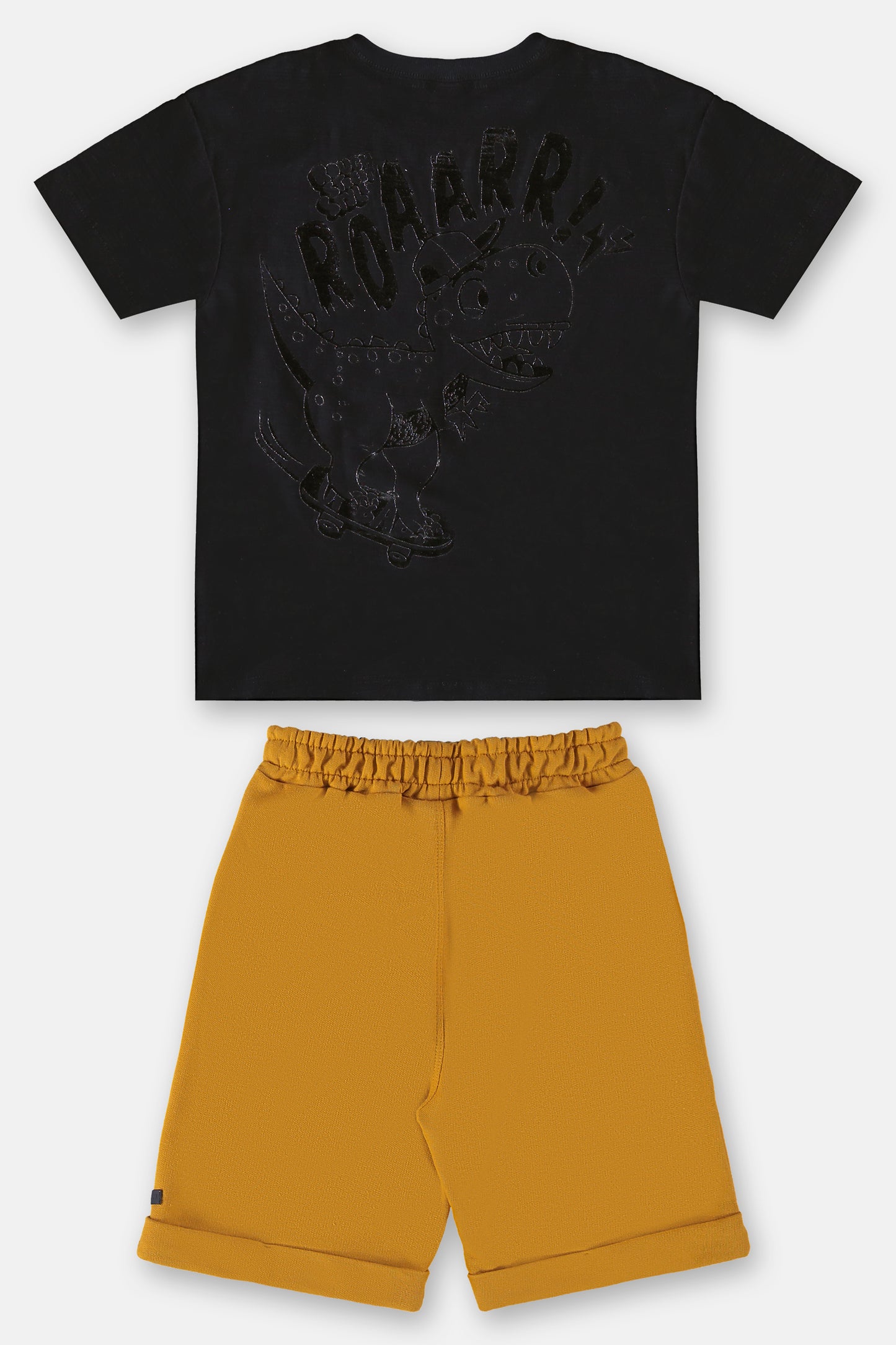 Black Dino Shirt and Short Set