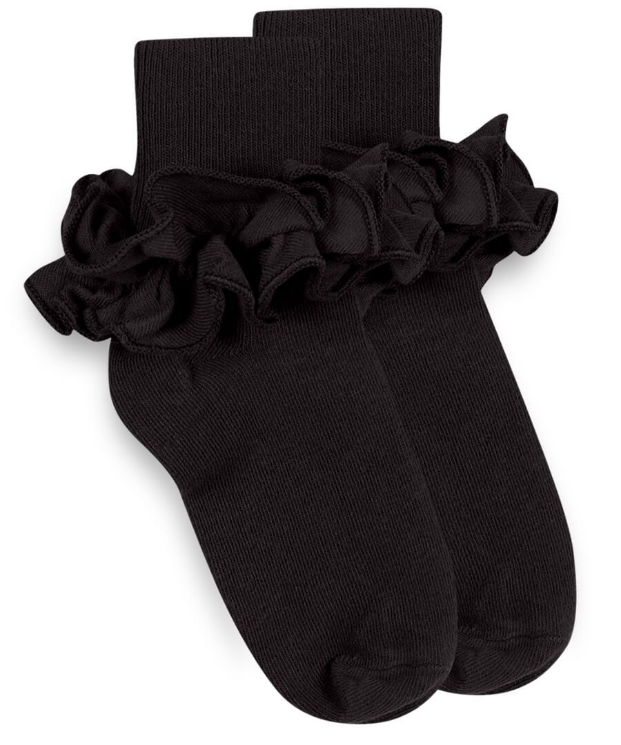 Knit Ruffle Socks