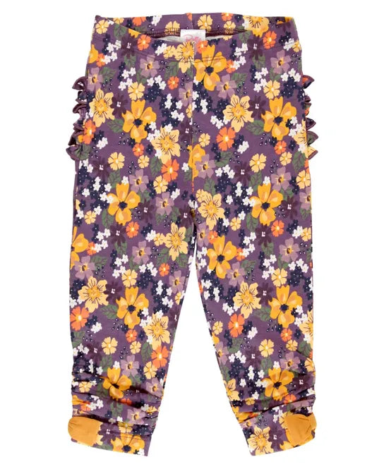 Blackberry Fields Ruched Bow Leggings