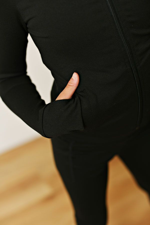 Black Activewear Jacket