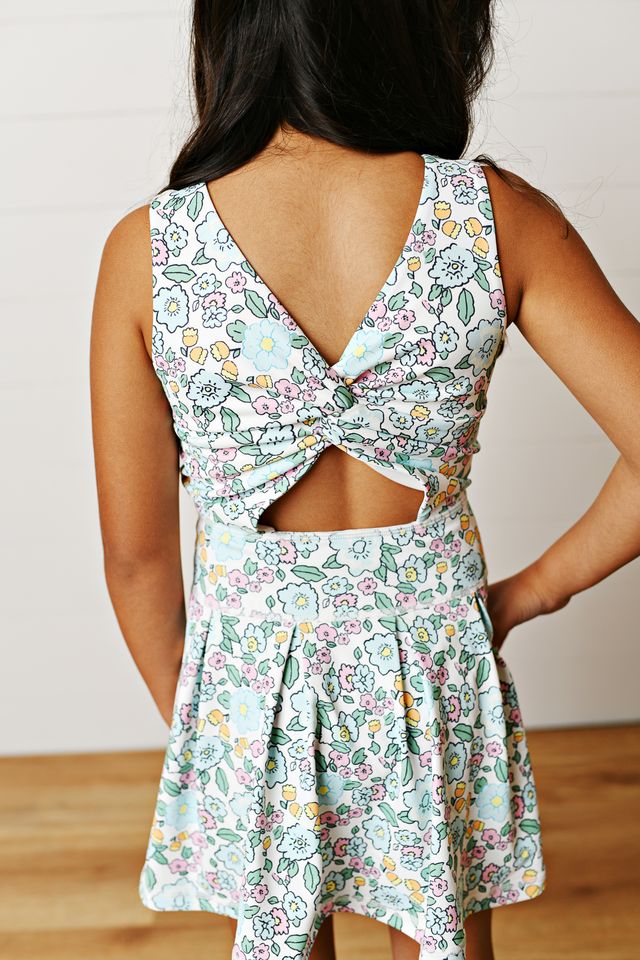 Aqua Bloom Dress