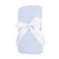 Solid Sheer Blue Rib  Swaddle Blanket