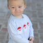 Trotter Street Kids Boys Blue Santa Trio Romper