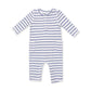 Vintage Stripe Blue  Uni Romper