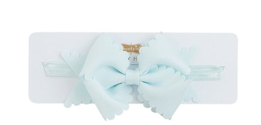 Scallop Bow Headband