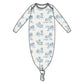 Farm Toile - Blue - Knotted Gown