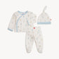 Blue Baby Beats Modal Kimono