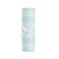Blue Gingham Soft Knit Swaddle