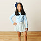 Blue Knot Long Sleeve Top