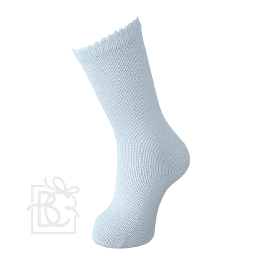 Perle Scottish Yarn Kneehigh Plain Socks