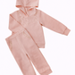 ML Kids 2 Piece Pearl Beaded Sweatsuit