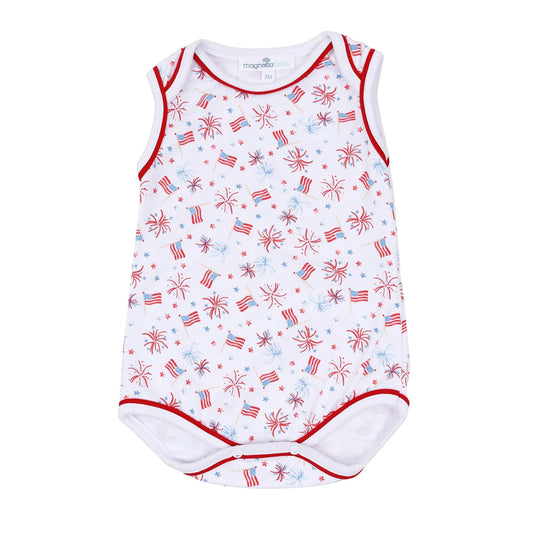 A Sparkly Fourth Print Bodysuit