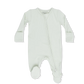 Solid Bok Choy  2 Way Zipper Footie