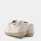 SHUSHOP  PAULA MINI Bone Snake Sneakers