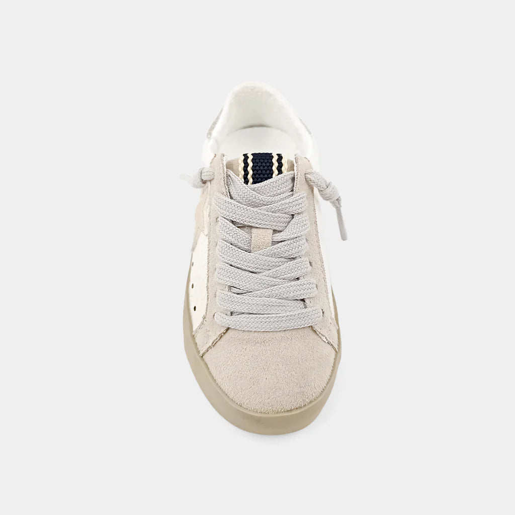 SHUSHOP  PAULA MINI Bone Snake Sneakers