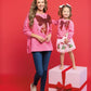 Red Bow Sequin Sweatshirt