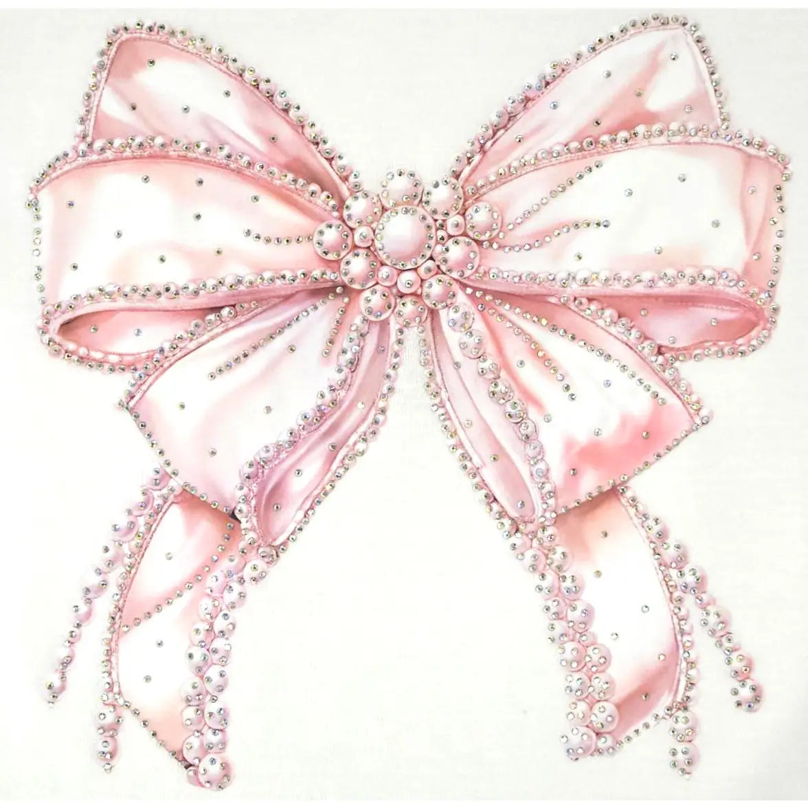 Rhinestone Bow Tee