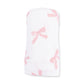Pretty Bows  Swaddle Blanket
