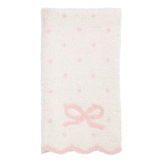 Bow Chenille Blanket