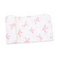 Pretty Bows  Swaddle Blanket