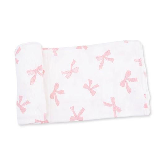 Pretty Bows  Swaddle Blanket