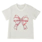 Rhinestone Bow Tee