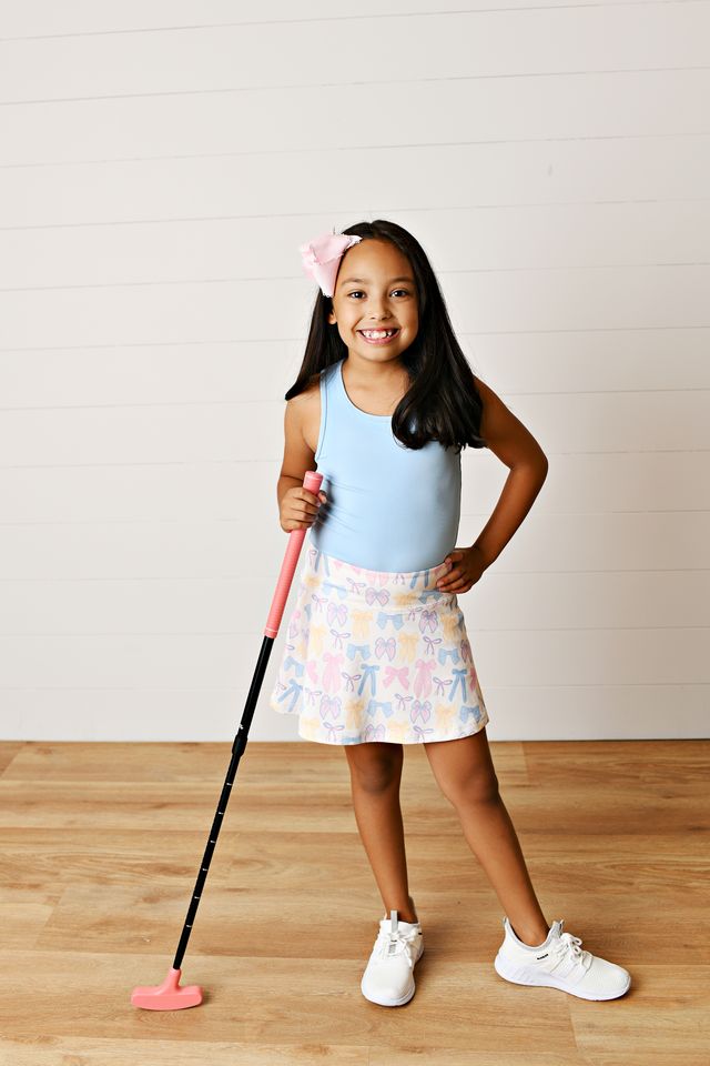 Spring Bows Tennis Skirt