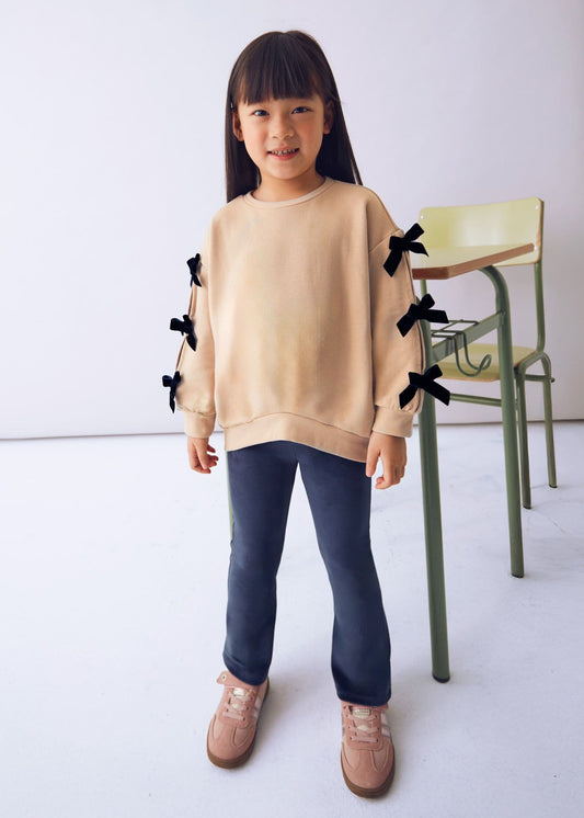 Bow Pullover and Leggings Set