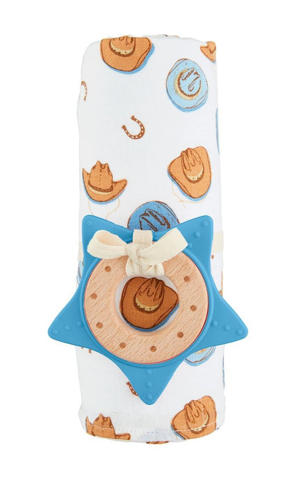 Wild West Swaddle and Teether Sets