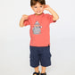Organic Cotton Short Sleeve T-Shirt Brick