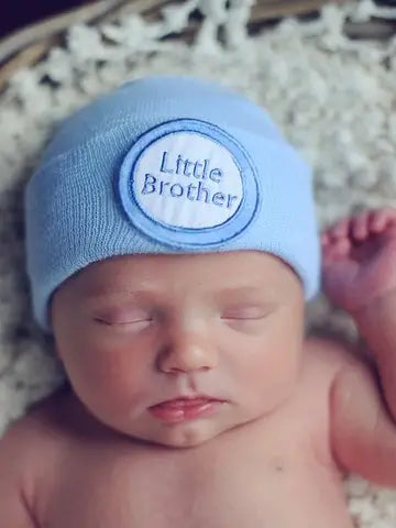 Little Brother Newborn Hospital Hat