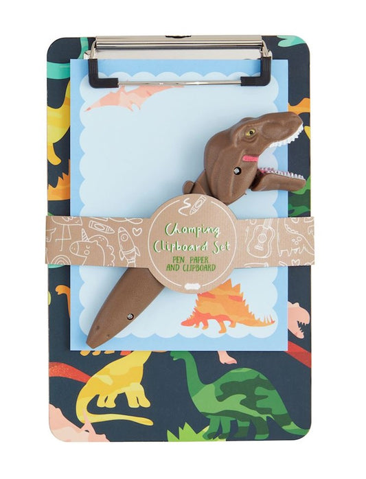 Dino Pen & Clipboard Sets
