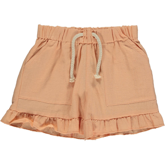 Orange Brynlee Shorts