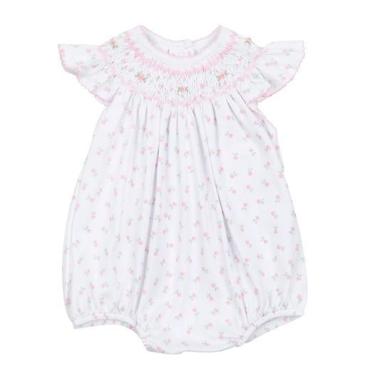 Juliette's Classics Pink Bishop Printed Flutters Bubble