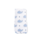 Bubbly Sailor Whales Blue  Swaddle Blanket
