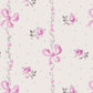 Dainty Buds And Bows Stripe - Smocked Peter Pan Snap Footie