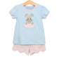 Bunny Scalloped Short Set