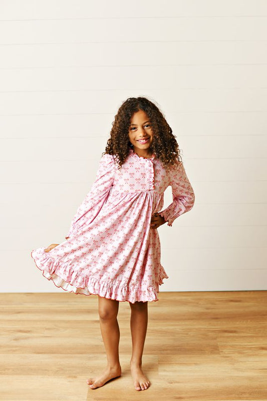 Candy Cane Butterknit Play Dress