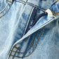 Girls Light Wash Bow Applique Relaxed Denim Jeans