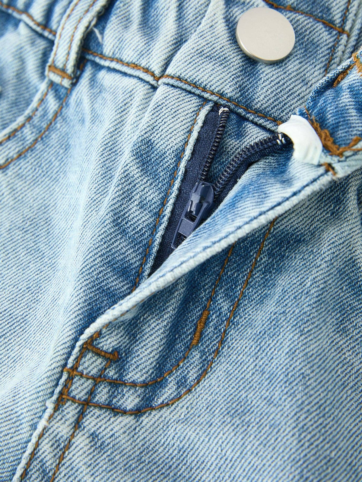 Girls Light Wash Bow Applique Relaxed Denim Jeans